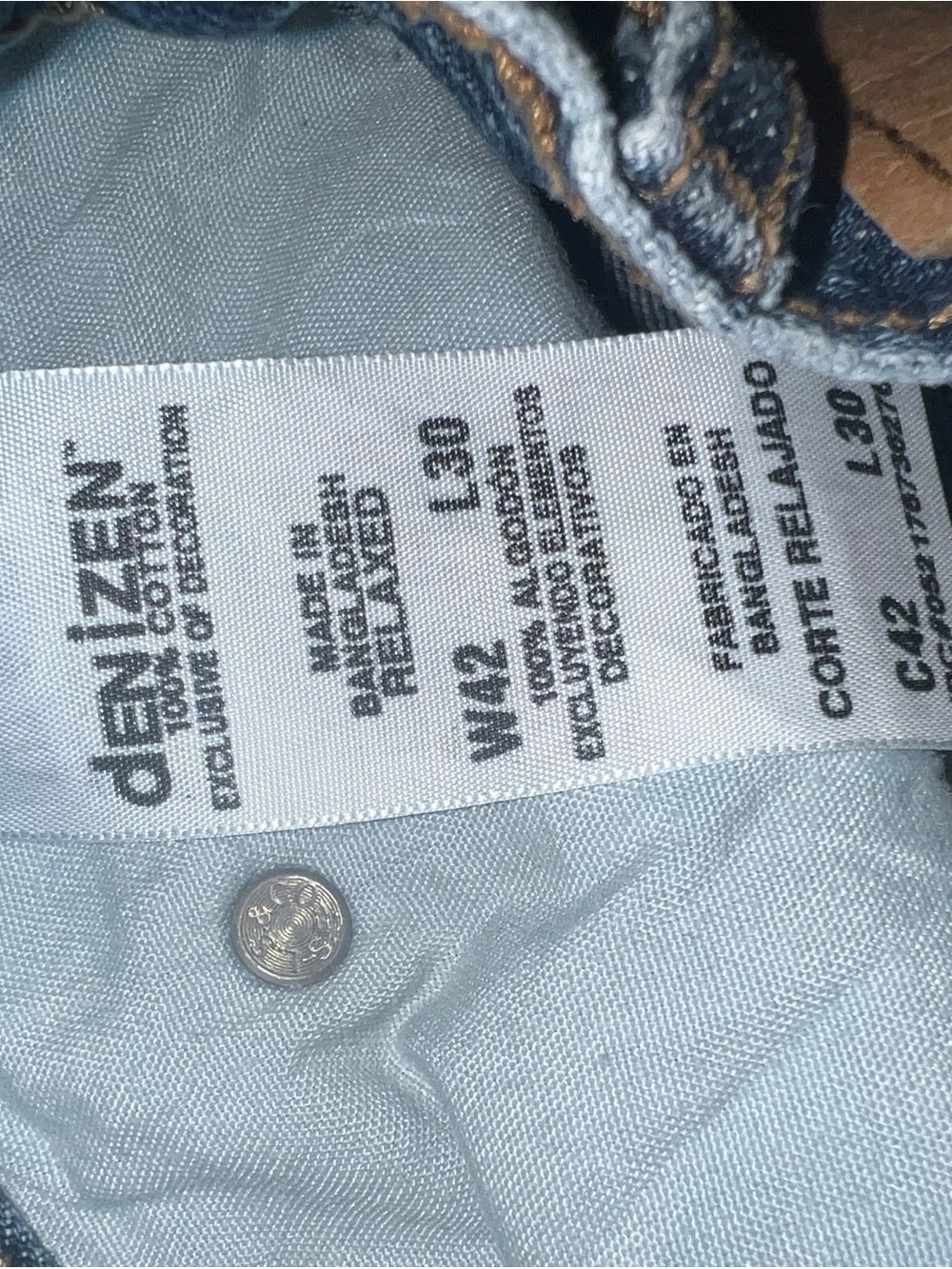 Denizen from Levi's Men's Straight Jeans - Blue - Picture 3 of 4